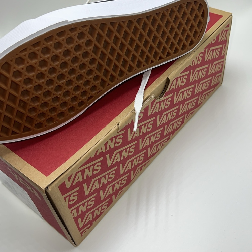 🤎NWT VANS OLD SKOOL VINTAGE SNEAKER IN TIGERS EYE/TRUE WHITE - Picture 11 of 15
